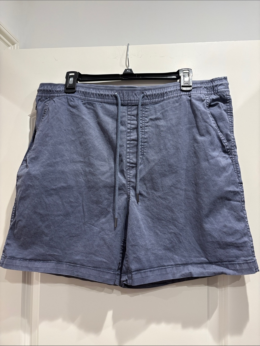 Men's Casual Drawstring Shorts in Slate Blue